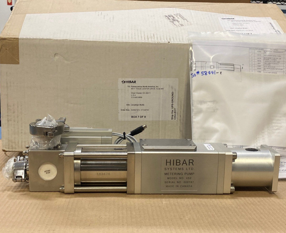 Hibar Systems 4S2-R2-67-105 Metering Pump 