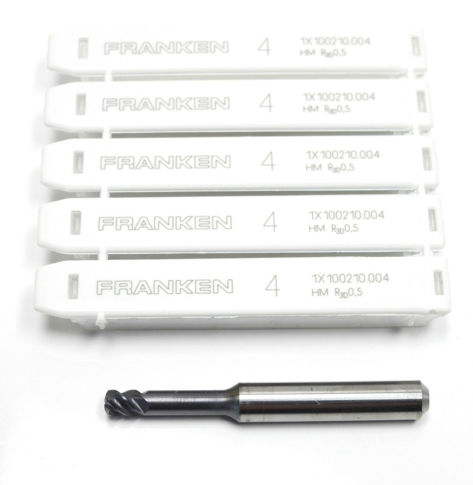 5pcs Franken 1X 100210.004 Micro Mill Bits 4 x 6 x 48.35mm