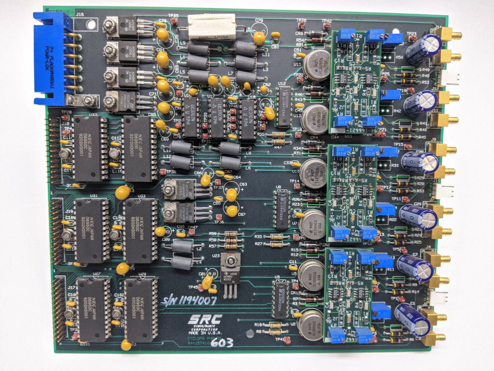 SRC Cyclops Analog 94-157410-603 Simco Ramic Corporation PCB Circuit Board