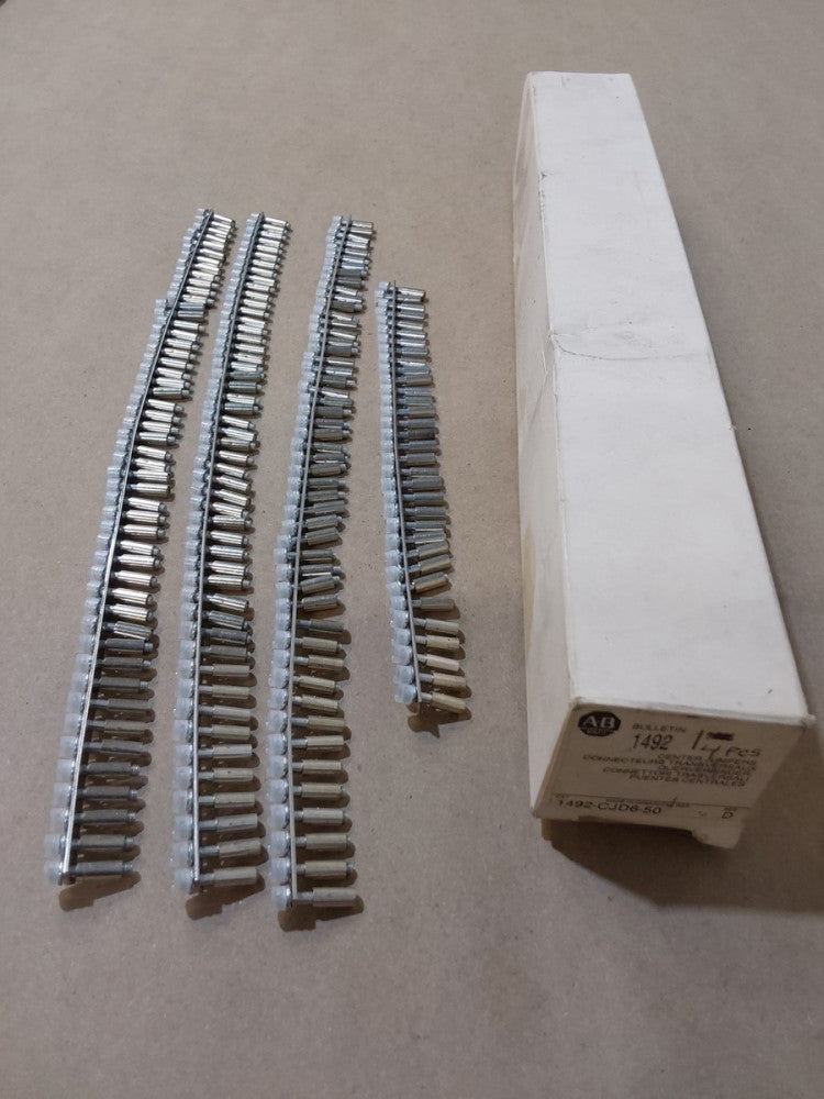 Allen Bradley 1492-CJD6-50 Center Jumper (Qty 3 Strips Of 50 & 1 Strip Of 30) 