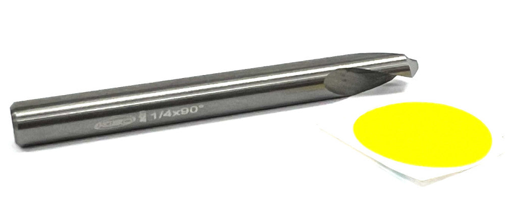 KEO SPOTTING DRILL BIT 1/4X90 FLUTE LENGTH 1/2" OAL 2-1/2"