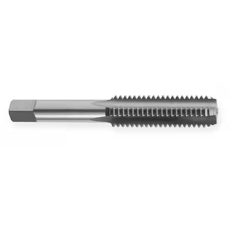 Widia 14646 Straight Flute Hand Tap, 1-1/2"-6, Plug, 4 Flutes, Unc