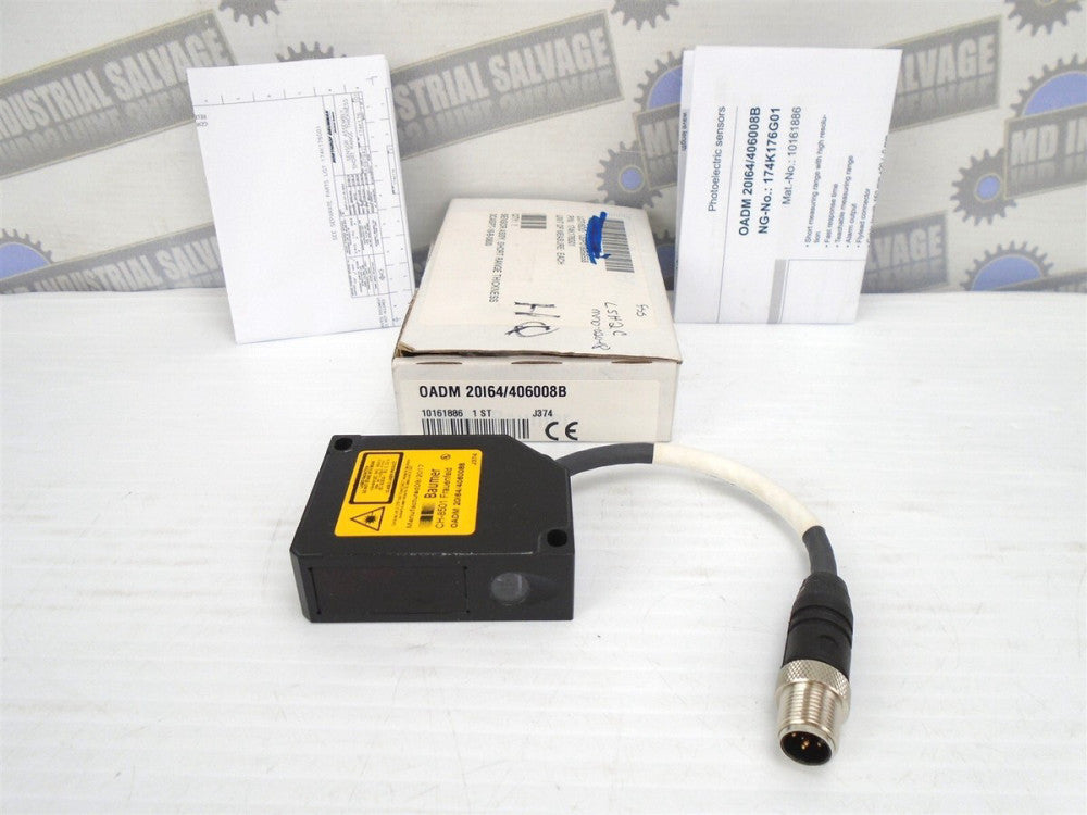 BAUMER - CH-8501 - OADM 20I64/406008B - SHORT RANGE THICKNESS LASER SENSOR (NEW)