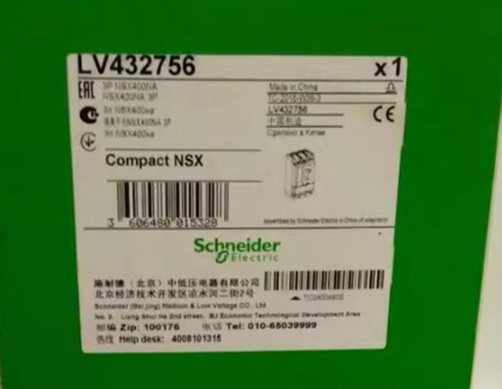 Schneider Electric LV432756 Compact 3P MICROLOGIC 0.3 NA 3P Switch Disconnector