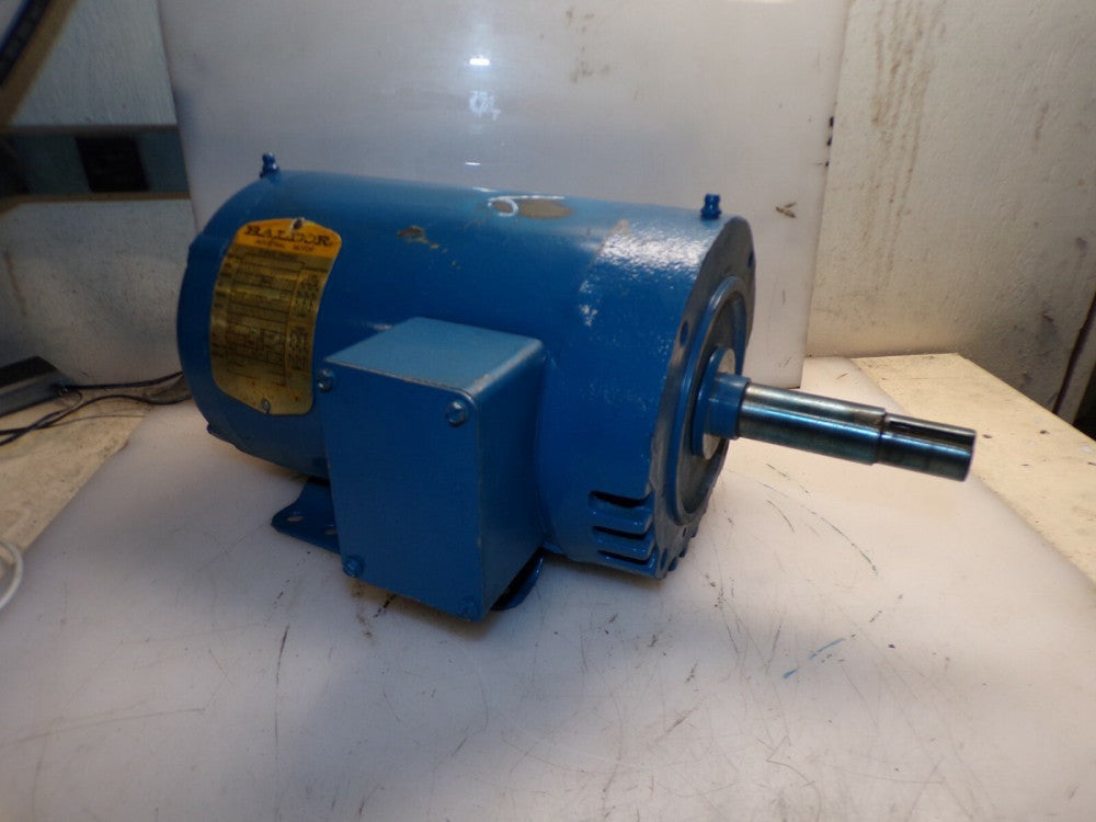 BALDOR 3 HP AC ELECTRIC PUMP MOTOR 145JM FRAME 208-230/460 VAC 3450 RPM DP 3PH 