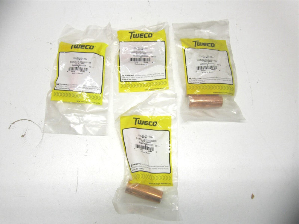 Tweco (21-62) 5/8" Copper Alloy Welding Nozzle 2 Count - Lot of 4
