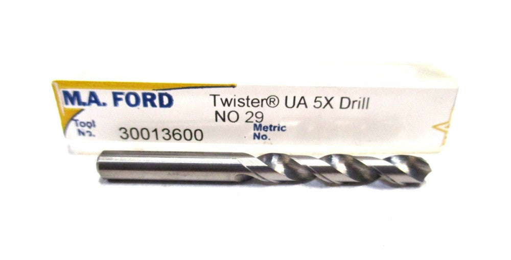 M.A. Ford (30013600) #29 .136 x 3/4 x 1-1/2 118° RH Carbide Circuit Board Drill