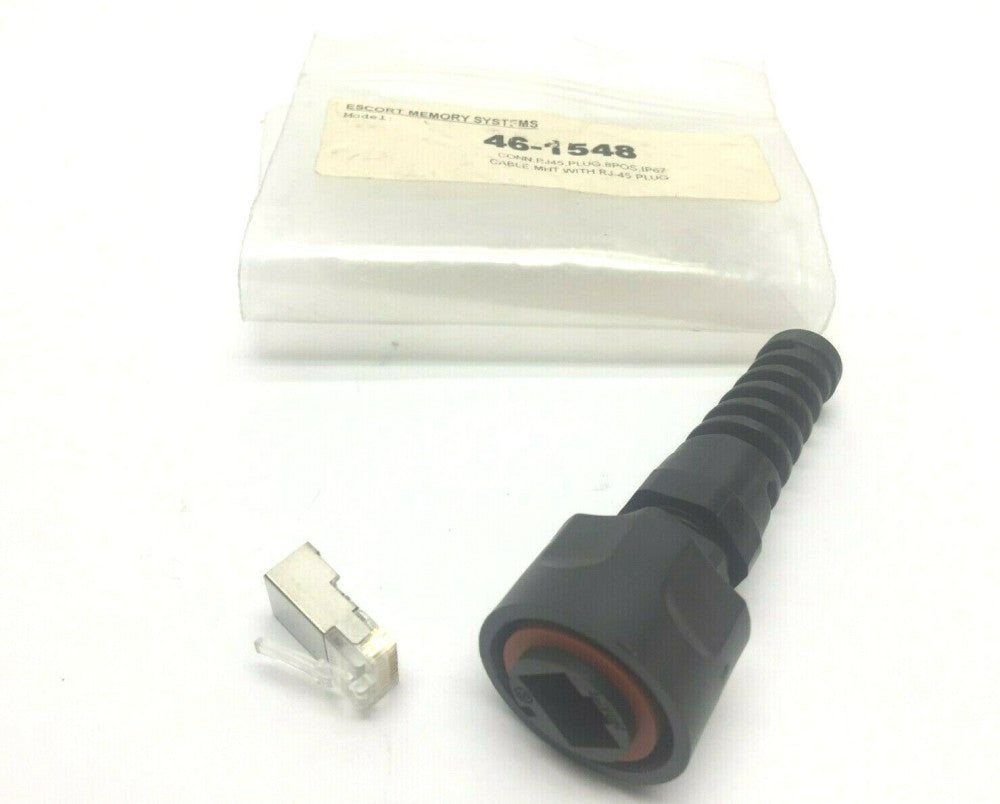 Escort Memory Systems 46-1548 Strain Relief RJ45 Plug