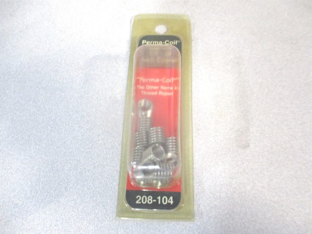 Perma-Coil (208-104) 1/4"-20 x 3/8" UNC SS Free Running Helical Insert - 12ct 