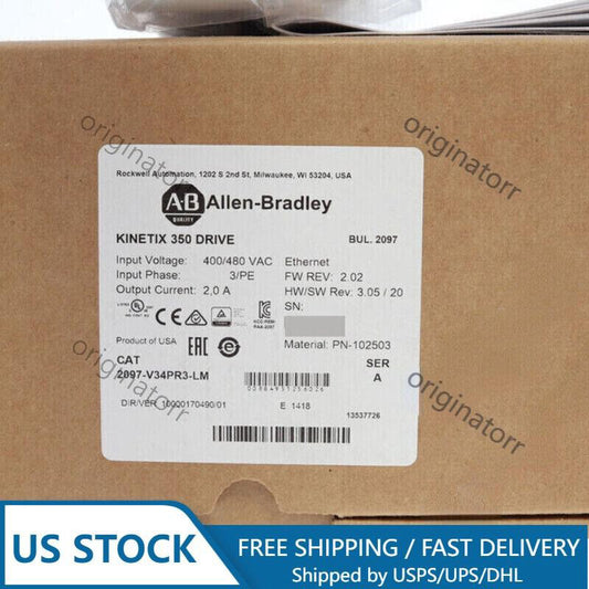1 PCS  Sealed AB 2097-V34PR3-LM Kinetix 350 Servo Driver  US Free Tax