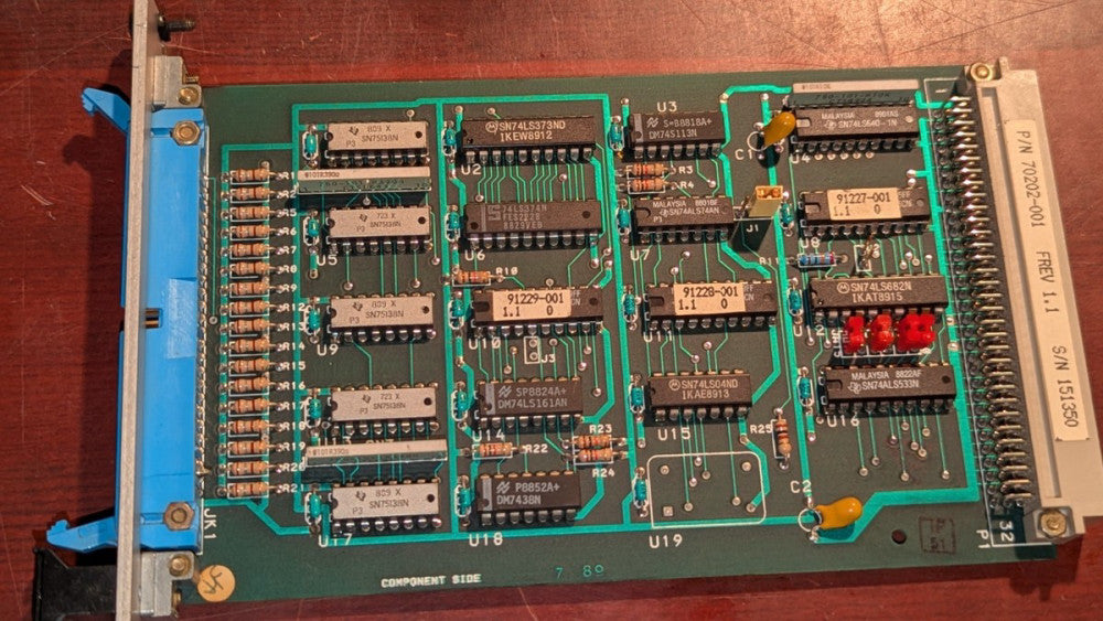 XYCOM XVME-202 PC Board Module 70202-001 Rev 1.1