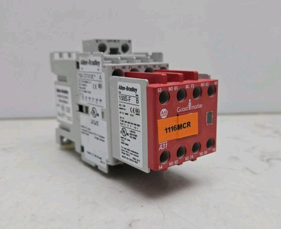 Allen Bradley 700S-CF620EJC Ser A Safety Relay 20A 24 Vdc 100S-F