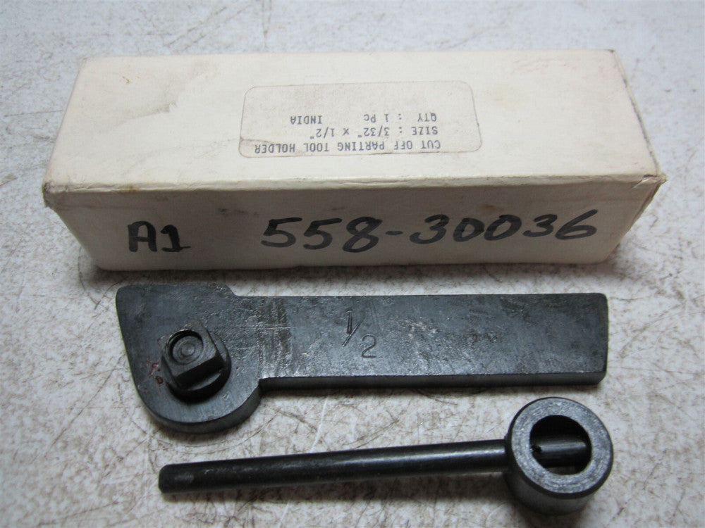 A1-Supply (558-30036) 3/32" x 1/2" Cut Off Parting Tool Holder