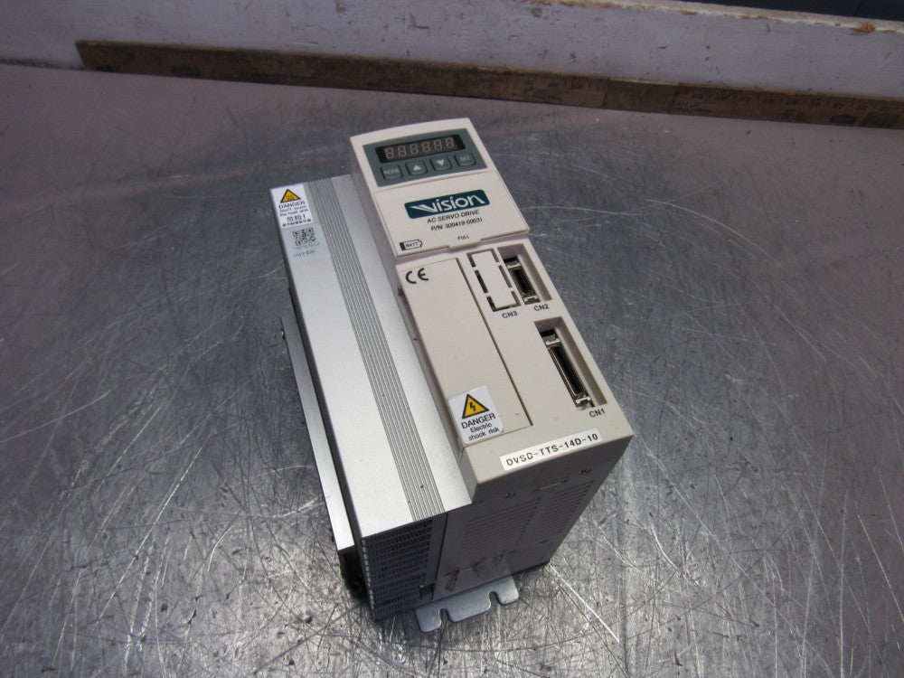 VISION SERVO DRIVE DVSD-TTS-14D-10 2.5KW 200-240VAC 3PH XLNT USED TAKEOUT !!