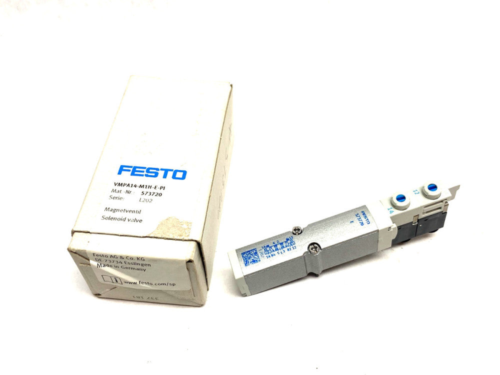 Festo VMPA14-M1H-E-PI Solenoid Valve 5/3 Exhausted 573720