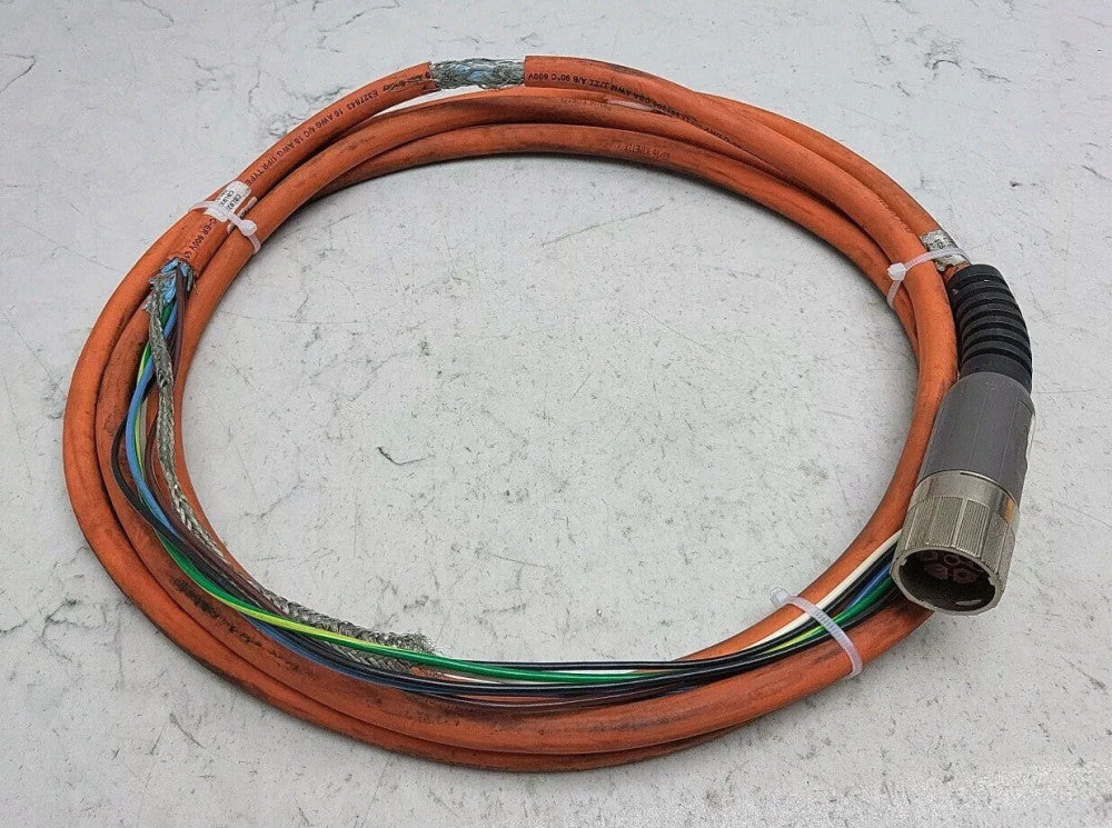 Allen Bradley 2090-CPBM7DF-16AA05 Motor Power Standard Cable 11.5' Length