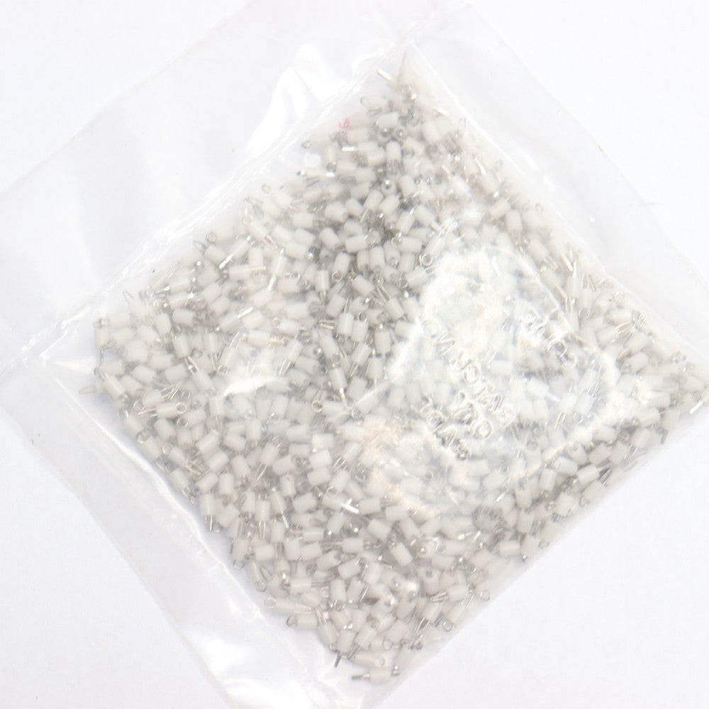 (1000-Pk) Test Plugs & Test Jacks White 151-201-RC