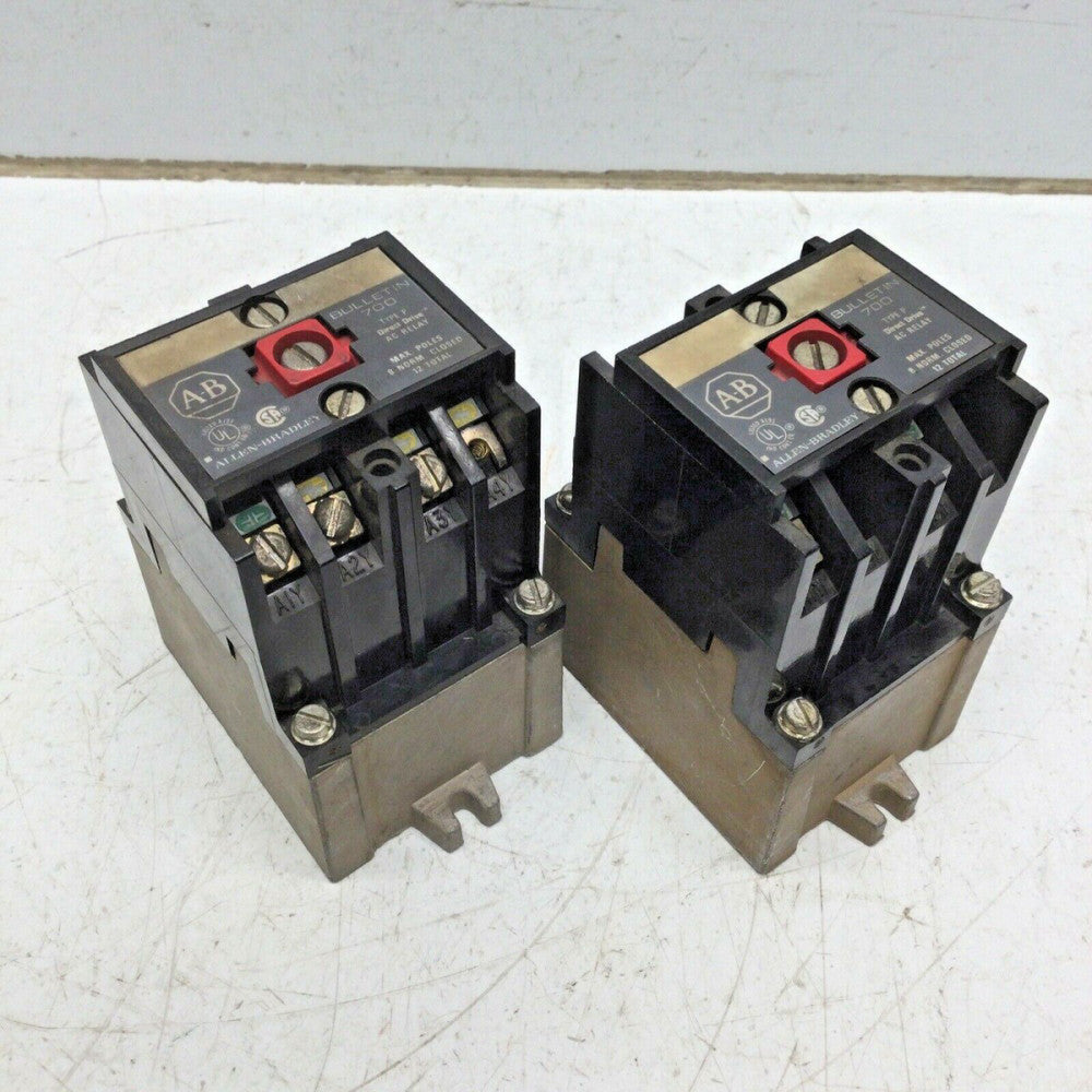 ALLEN BRADLEY 700-P400A1 SER A TYPE P BULLETIN 700 AC RELAY 700P400A1 (LOT of 2)