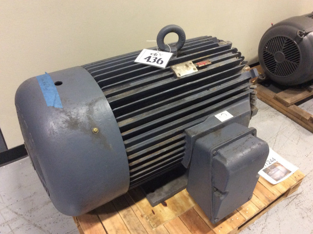 TOSHIBA 3-PHASE INDUCTION MOTOR F150WFKA4BMPR 460V, 125/62.5HP, 505UZ, 1175/885R
