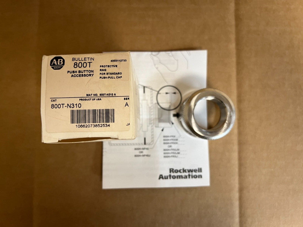ALLEN BRADLEY, 800T-N310, PROTECTIVE RING FOR PUSH-PULL CAP MAKE OFFER!