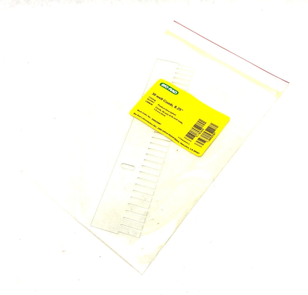 Bio Rad 1703628 Pulsed Field Electrophoresis Comb 30-Well 1.5mm for CHEF System