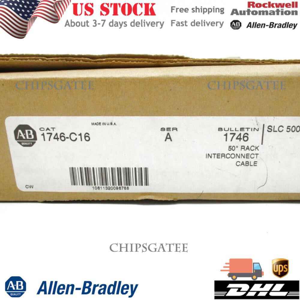 1746C16 AB 1746-C16 Bulletin 1746 50'' Rack Interconnect Cable US Free Tax