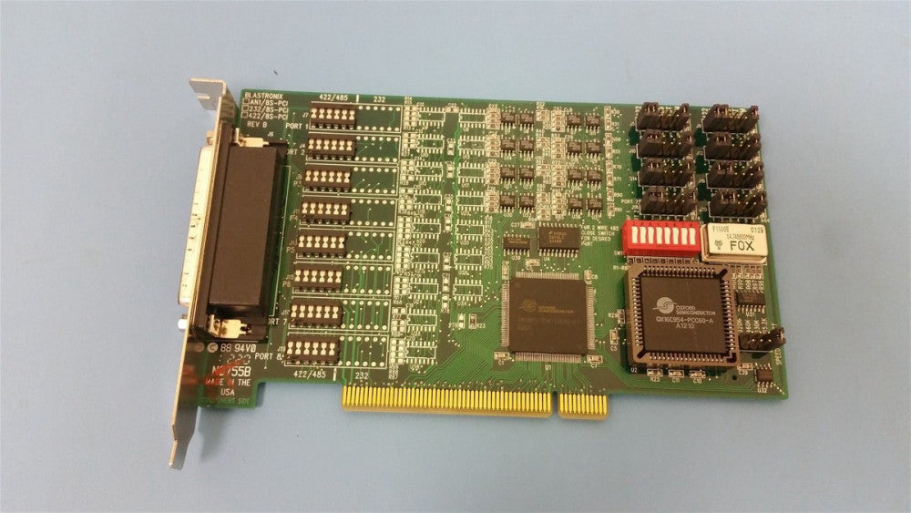 Blastronix 8 Port Serial Video Controller Card 422/8s-pci 