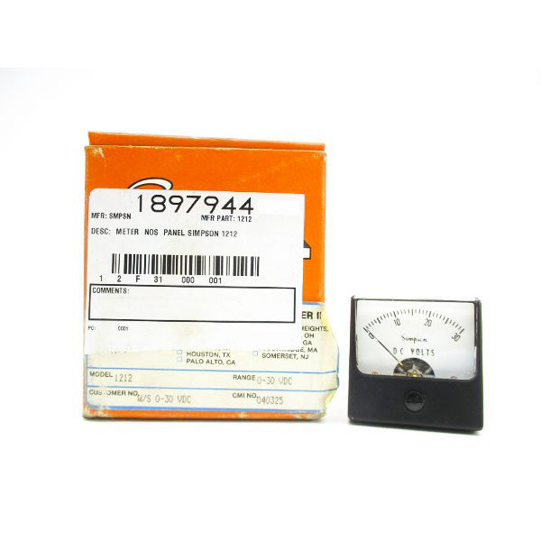 SIMPSON 1212 0-30VDC NSMP