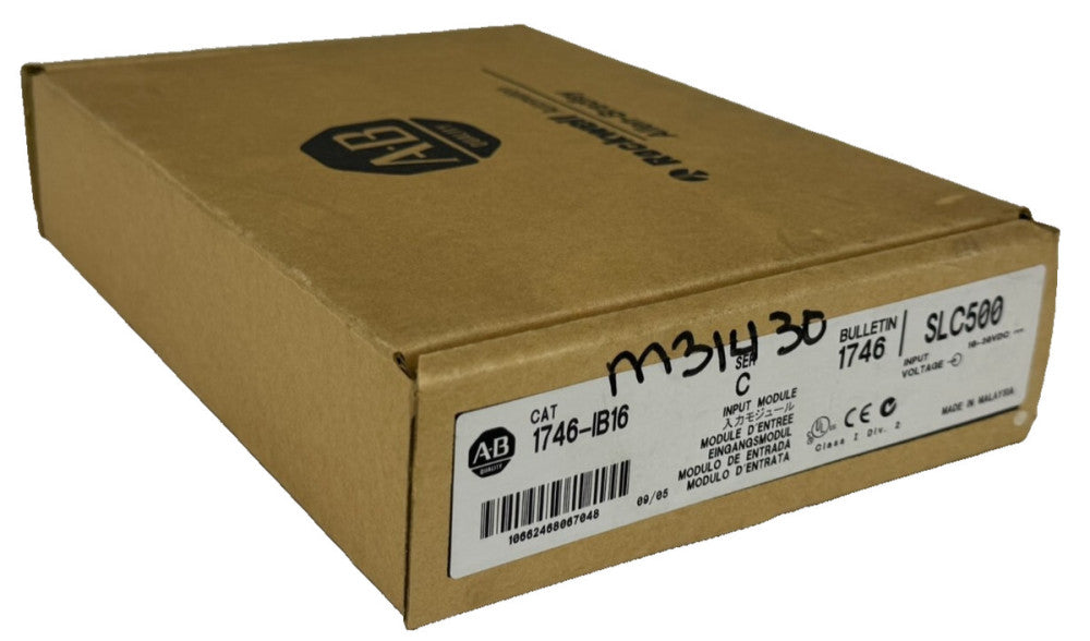 NEW ALLEN BRADLEY 1746-IB16 INPUT MODULE SER. C SLC500 1746IB16