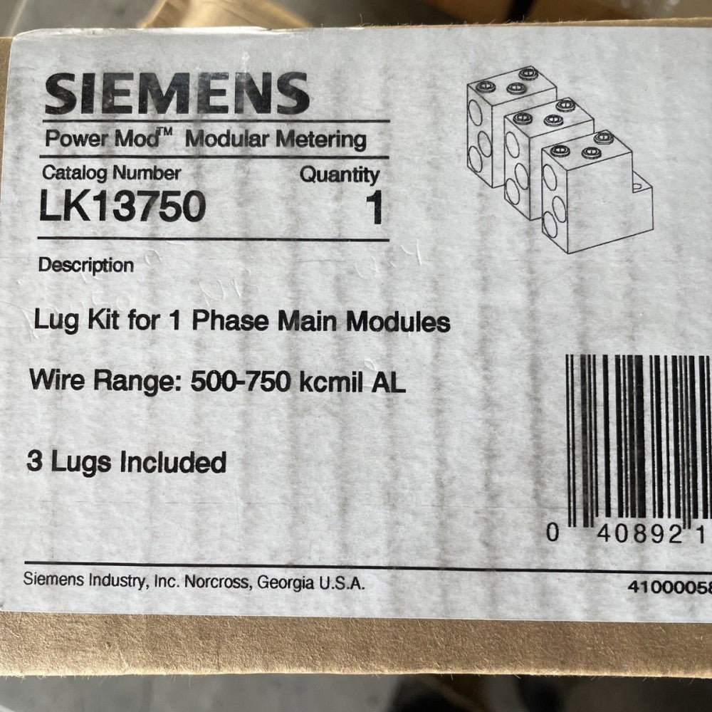 NEW Siemens LK13750 500-750KCMIL AL