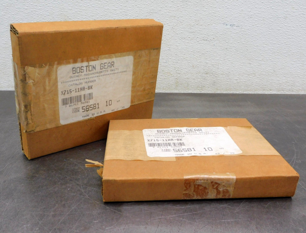 Boston Gear X715-11HA-BK Gear Reducer Base Mount Kit Gearbox 56581 Lot of Two(2)