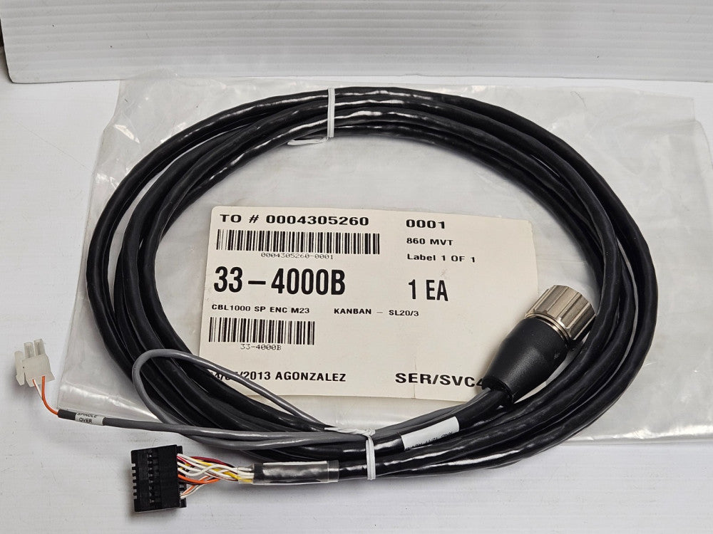 NEW HAAS CABLE 33-4000B 334000B CBL1000 SP ENC M23