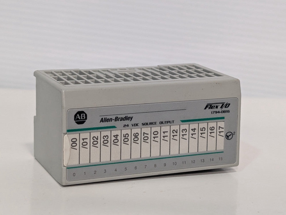 Allen Bradley 1794-OB16 Series A Flex I/O 16-Point Digital Output Module 24VDC