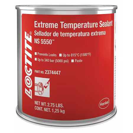 Loctite 2374447 Paste High Temperature Sealant, 946 Ml, Brown, Temp Range 59