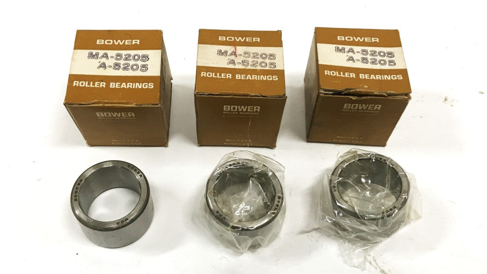 Bower Cylindrical Roller Bearing Inner Race MA-5205/A-5205 [Lot of 3] NOS