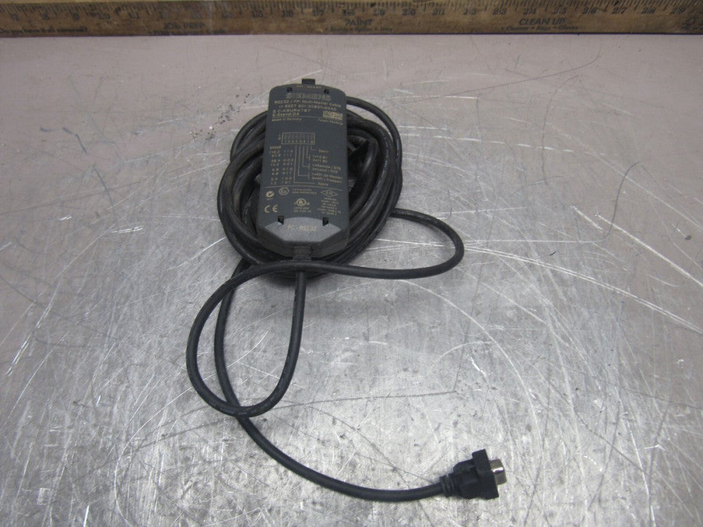 SIEMENS RS232/PPI MULTI-MASTER CABLE 6ES7901-3CB30-0XA0 ESTAND-04 XLNT TAKEOUT !