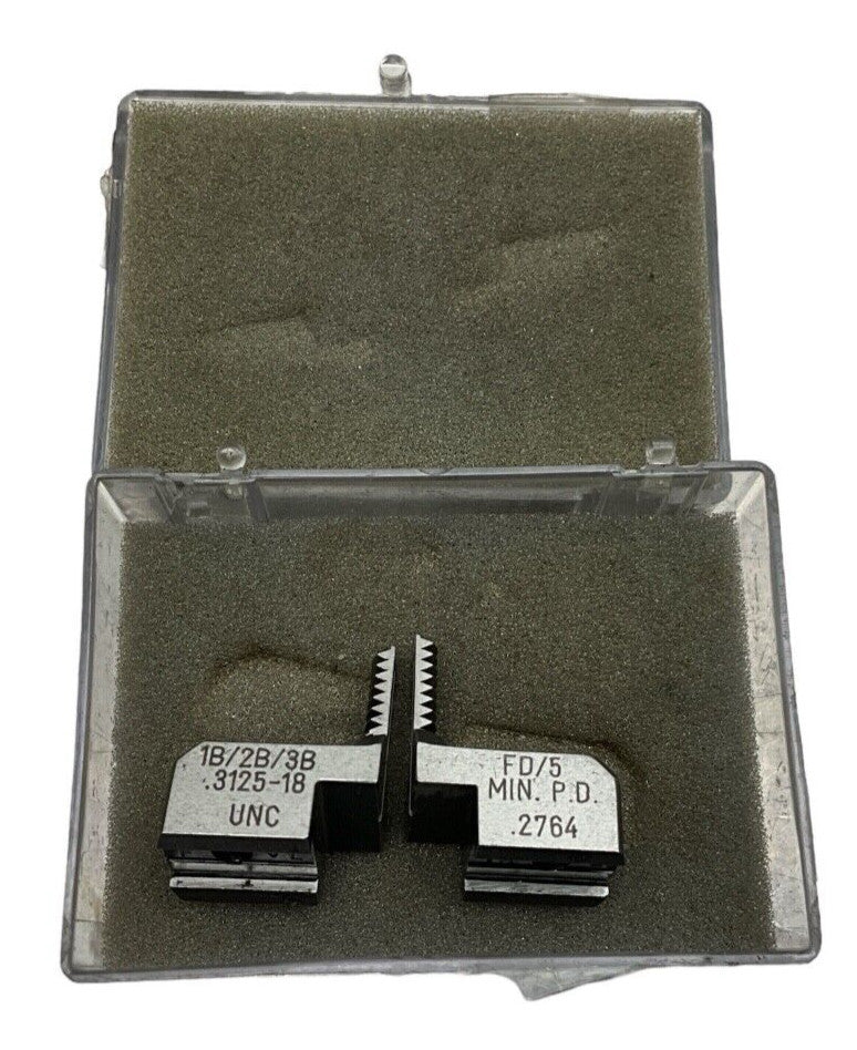 JOHNSON GAGE  .3125-18  UNC  .2764  FD/5  Thread Gage / Comparator Segments