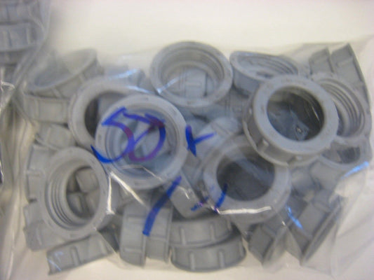 (50) Arlington 442 - 1" Plastic  Insulating Bushings Conduit Fittings Light Grey
