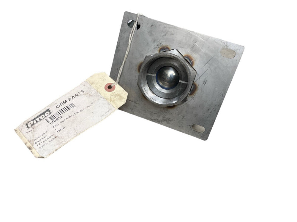 PITCO OEM PARTS Ball Valve Assembly, 2 Inch W/ Plate 12B952.