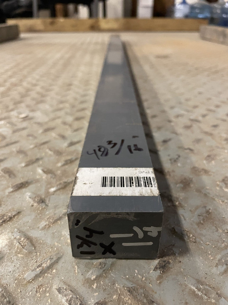 1-3/4” x 1-1/4” PVC Bar Stock 48-3/16” long