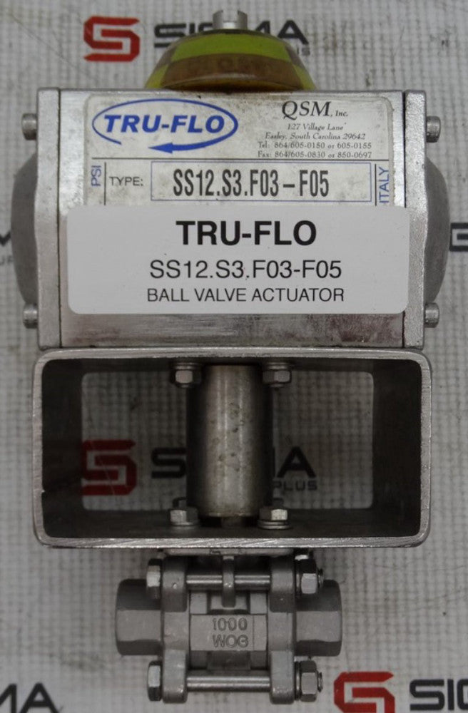 TRU-FLO SS12.S3.F03-F05 ACTUATOR