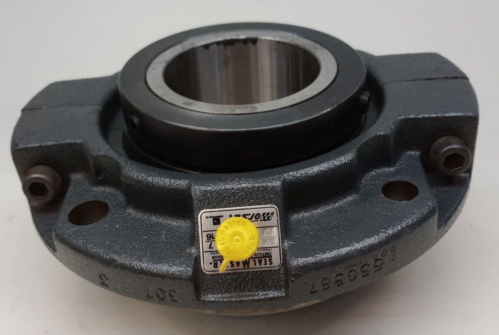 SealMaster RFP 307 Used Flange Mount Roller Bearing 3-7/16" Bore Tapered 4 Bolt