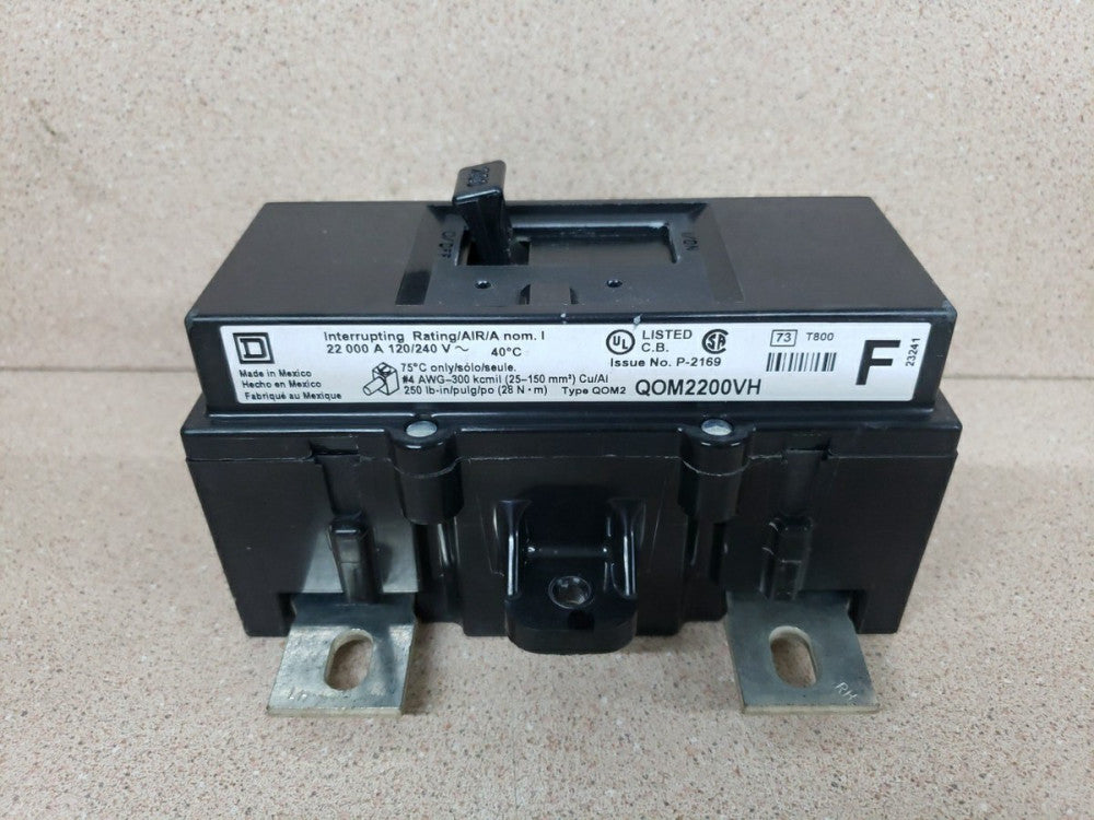 New Old Stock Square D QOM2200VH QOM2 120-240V 200A Circuit Breaker