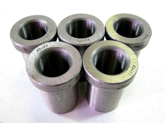 (H64-24) 23/32 x 1 x 1-1/2" Head Press Drill Bushings NEW - Lot of 5 