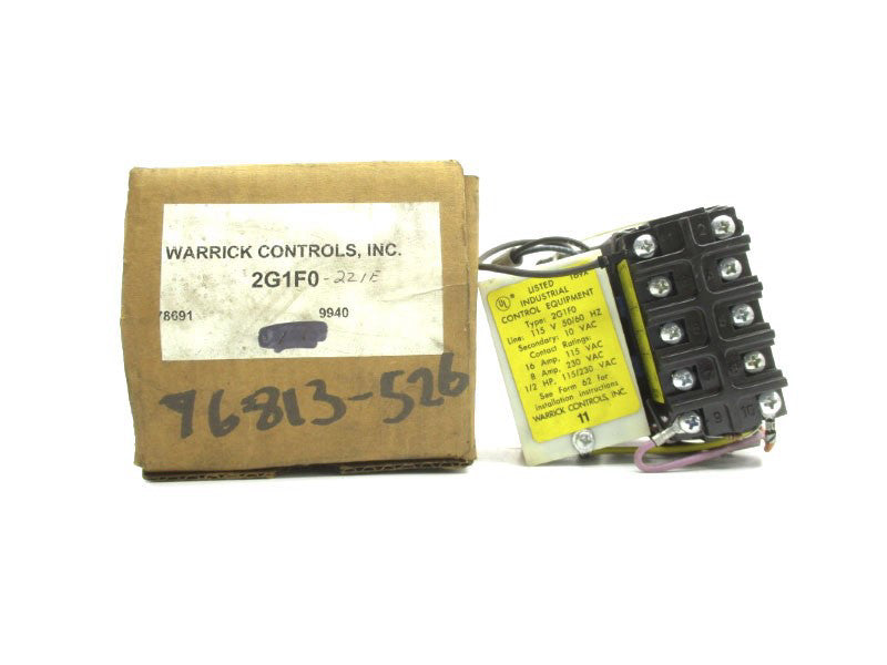 WARRICK CONTROLS 2G1F0-2Z1E 10VDC 16A NSMP