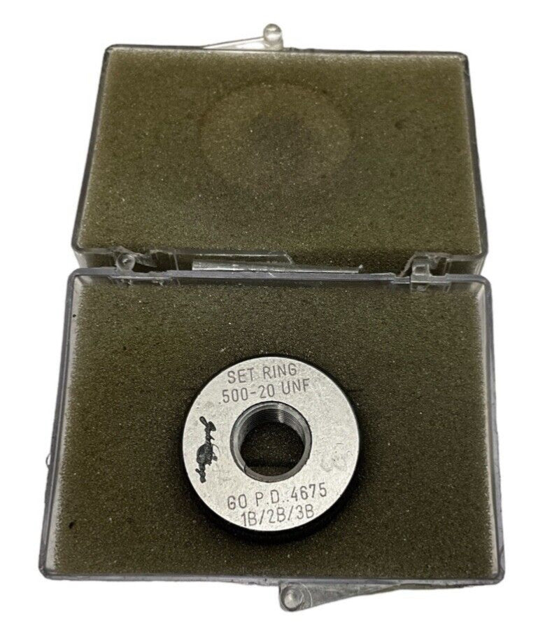 JOHNSON GAGE  .500-20 UNF  .4675  SET RING
