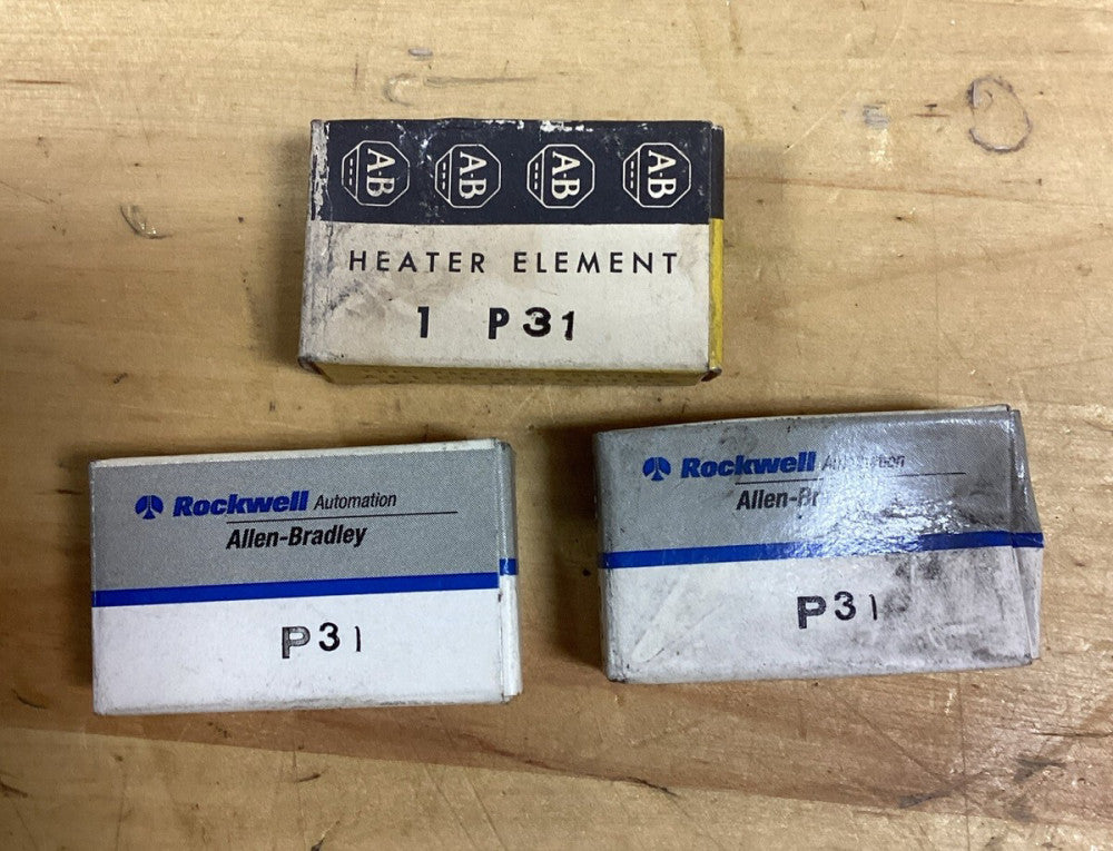 ALLEN BRADLEY  P31  HEATER ELEMENT  P-31 Lot Of 3 F6