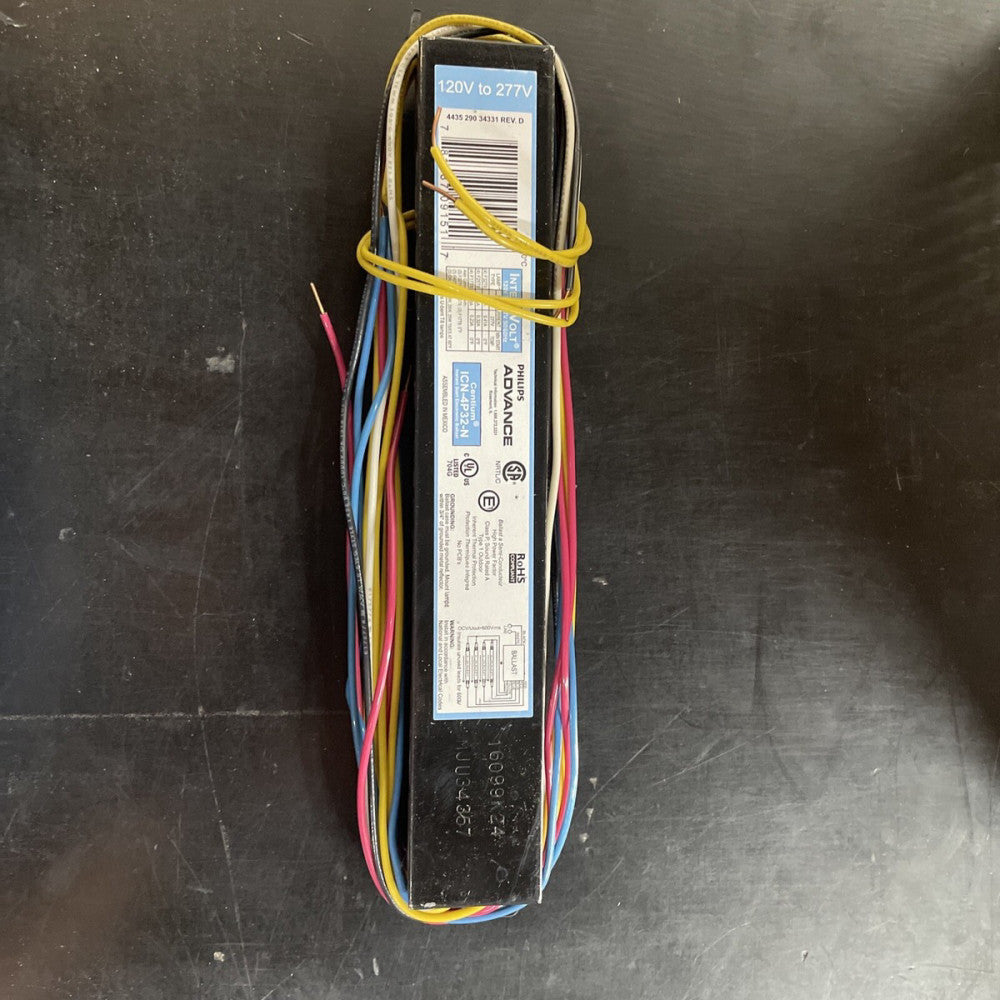 1 Philips Advance ICN-4P32-N Fluorescent Ballast ( F32T8