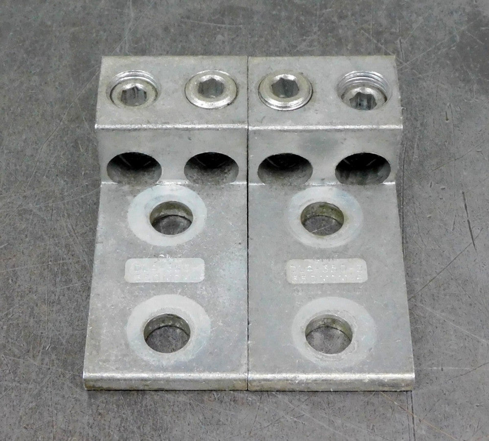 CMC - DLA-350-2 Mechanical Lug Double Barrel Two-Hole 350MCM-6 Lot of Two (2)