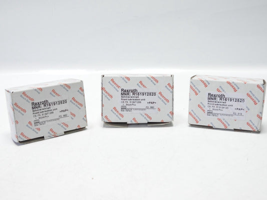 (Lot of 3) Rexroth R161912520 Front Lubrication Unit